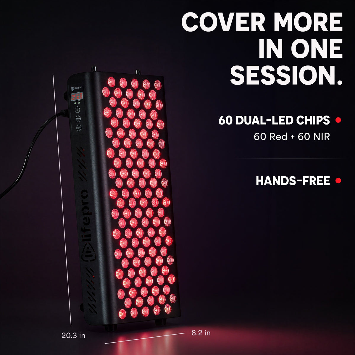 BioHeal Plus Red Light Panel: Full-Body Coverage