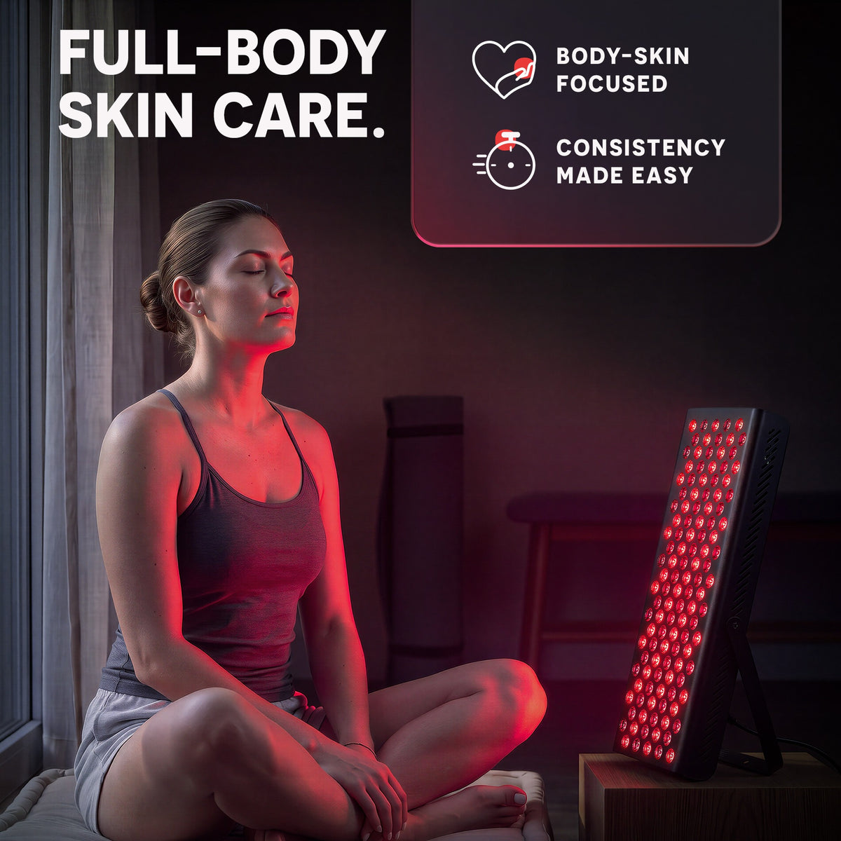 BioHeal Plus Red Light Panel: Body Skin Care