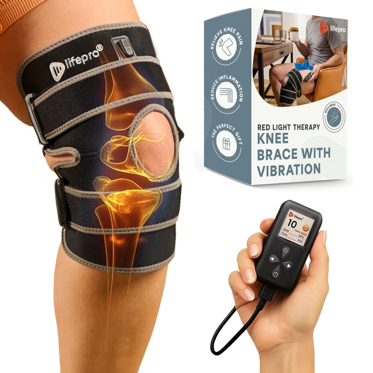 BioRecover™ Infrared Red Light Therapy Knee Brace