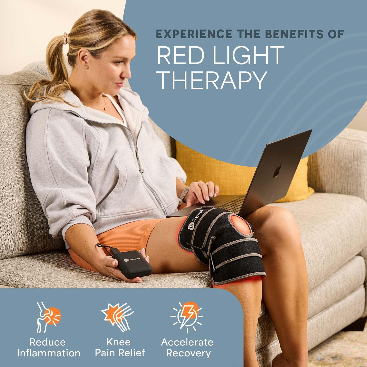 BioRecover™ Infrared Red Light Therapy Knee Brace