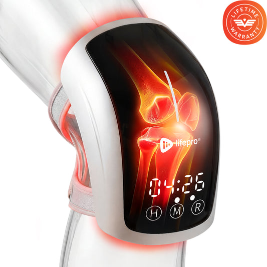 BioRecover Pro Light Therapy Knee Massager with Heat