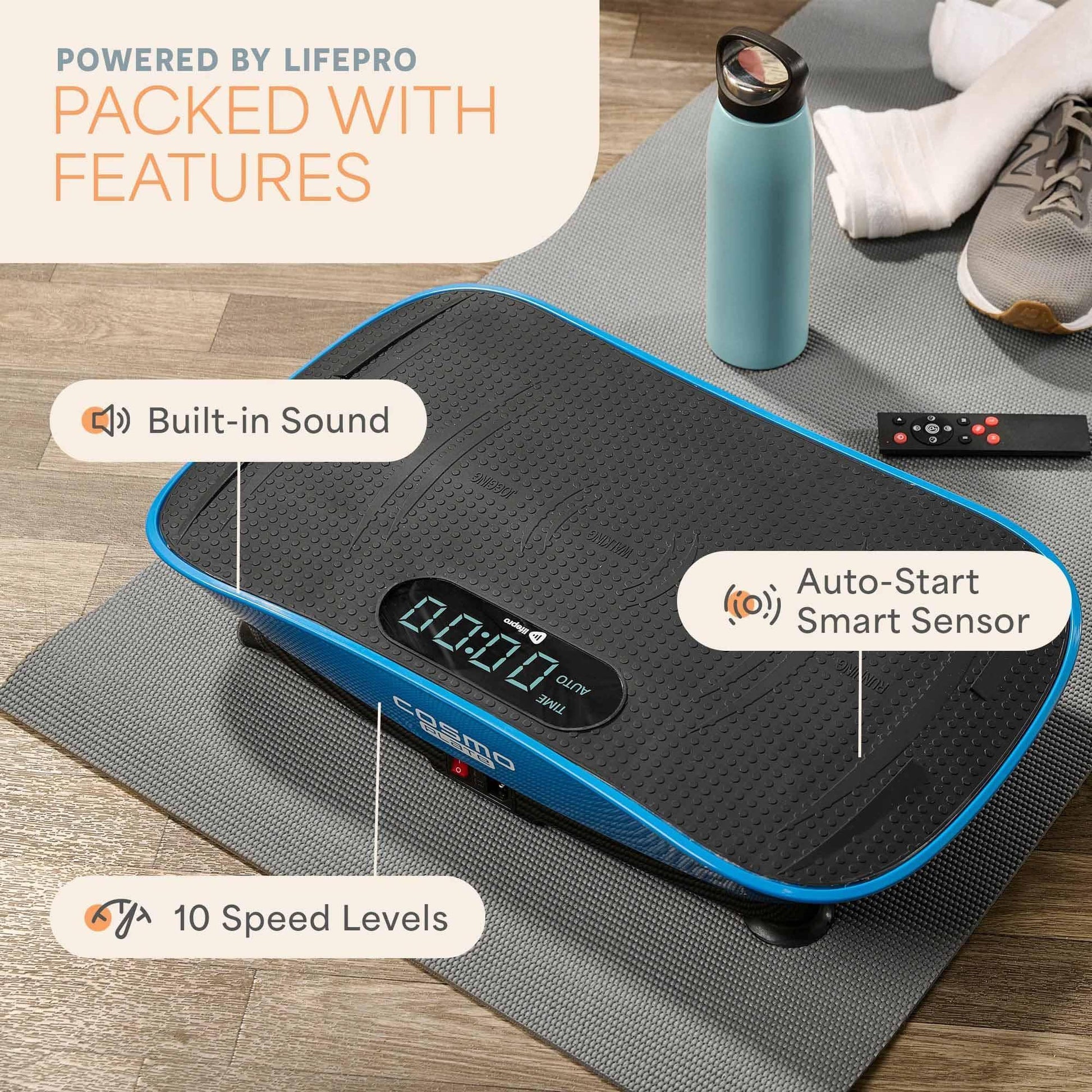 CosmoPlate Vibration Plate with Bluetooth | Lifepro CosmoPlate Vibration Plate with Bluetooth | Lifepro