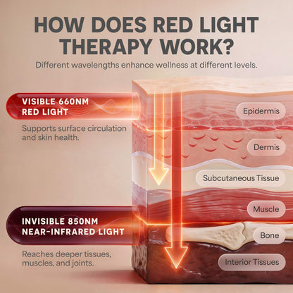 DualThera Hand Massager with Finger Stretching & Red Light Therapy