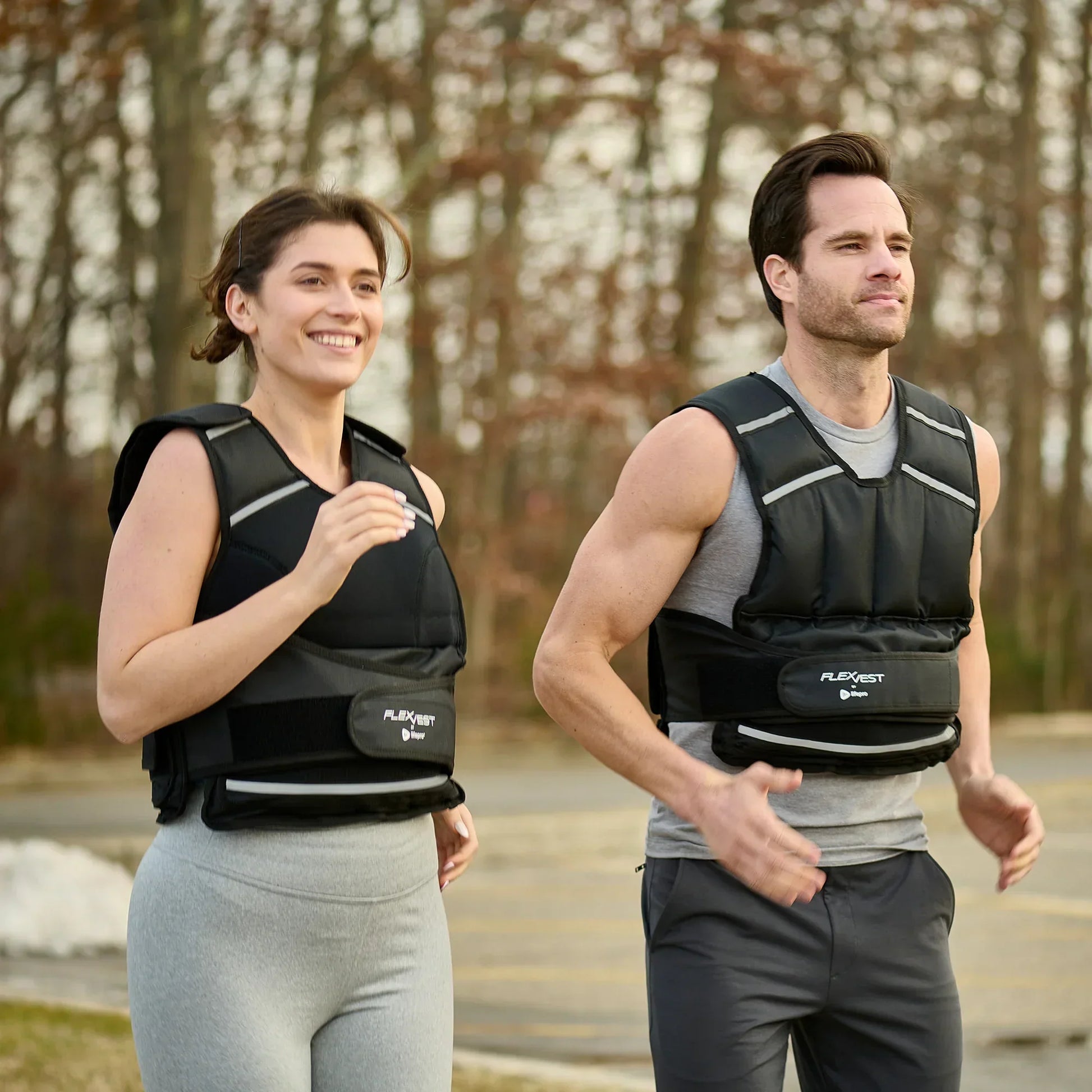 FlexVest Weighted Workout Vest With Ankle Weights Lifepro