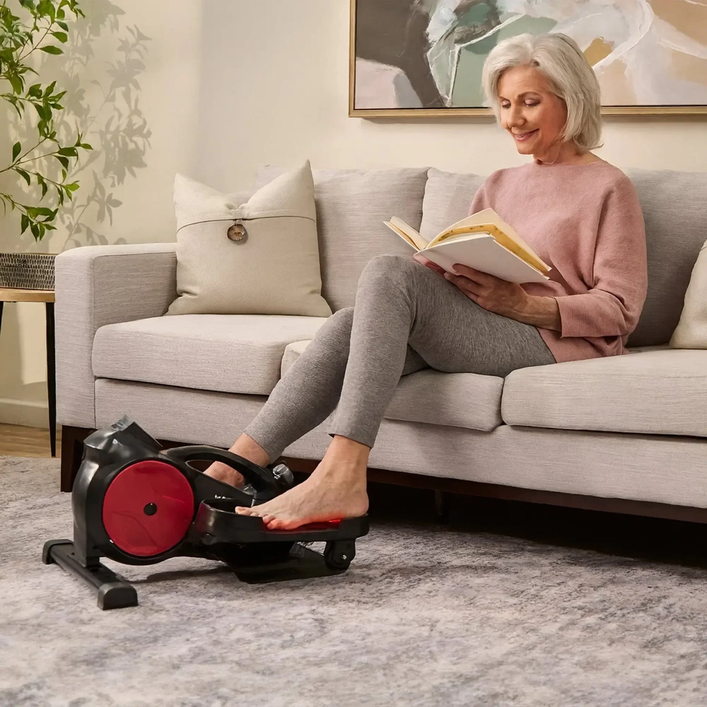 Flexstride Red Light Therapy Under Desk Elliptical