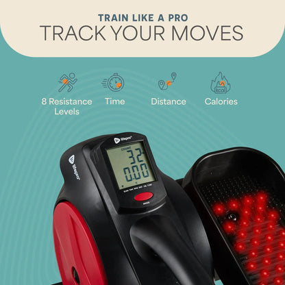 Flexstride Red Light Therapy Under Desk Elliptical