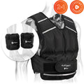 Weighted FlexVest with Ankle Weights (Women 5–15 lb / Men 5–20 lb)