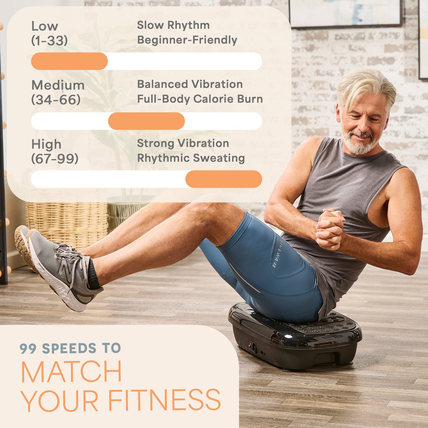 Lifepro HexaPlate Lite Vibration Plate Machine
