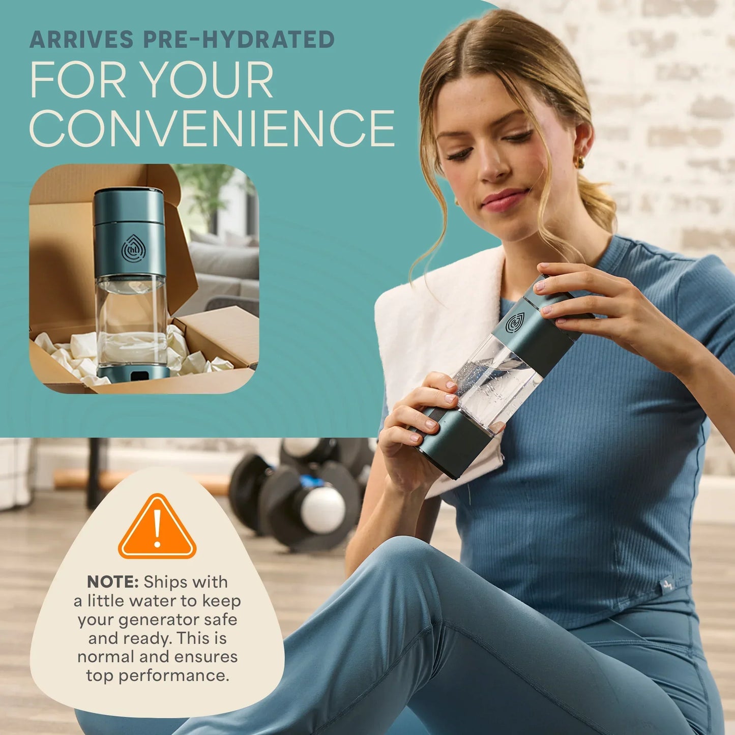 HydroLife Peak - High Hydrogen Water Bottle