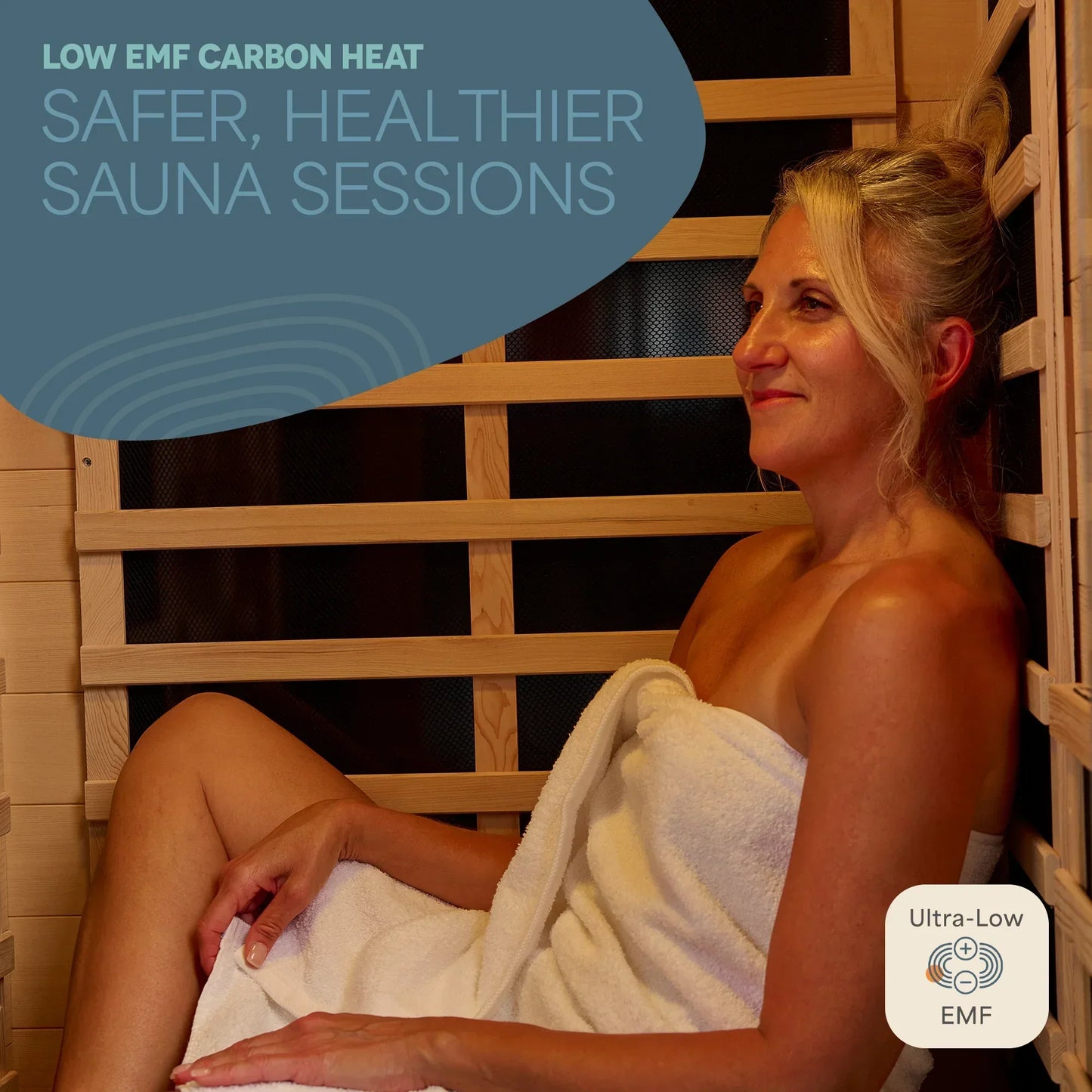 RejuvaCure™ Red Light Therapy Low EMF Infrared Sauna