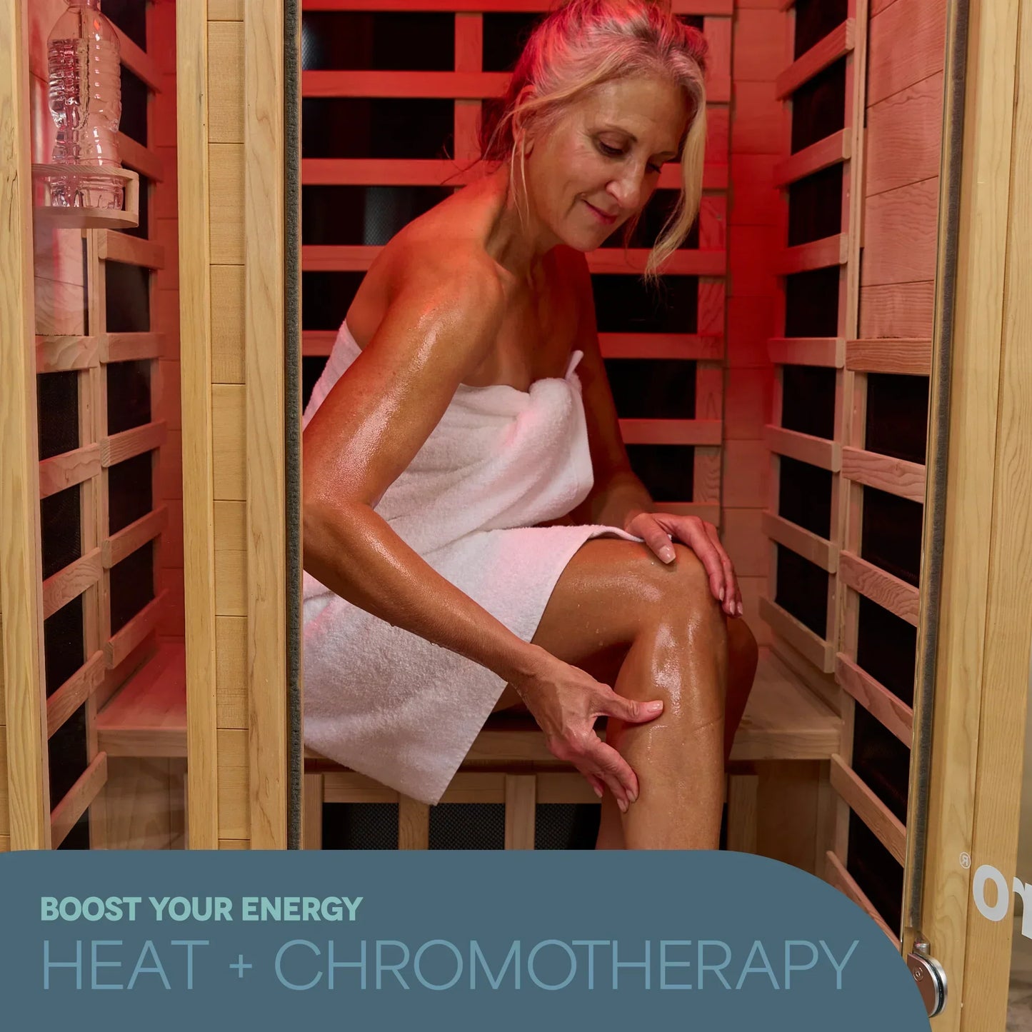 RejuvaCure™ Red Light Therapy Low EMF Infrared Sauna