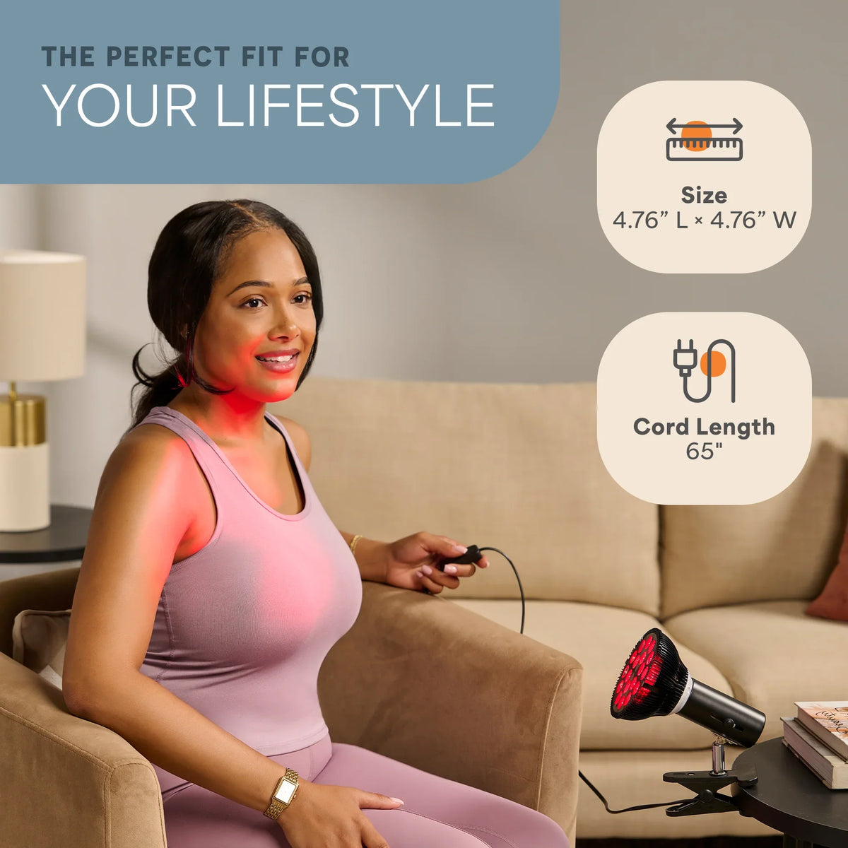InfraGlow Red & Infrared Light Therapy Device | Lifepro