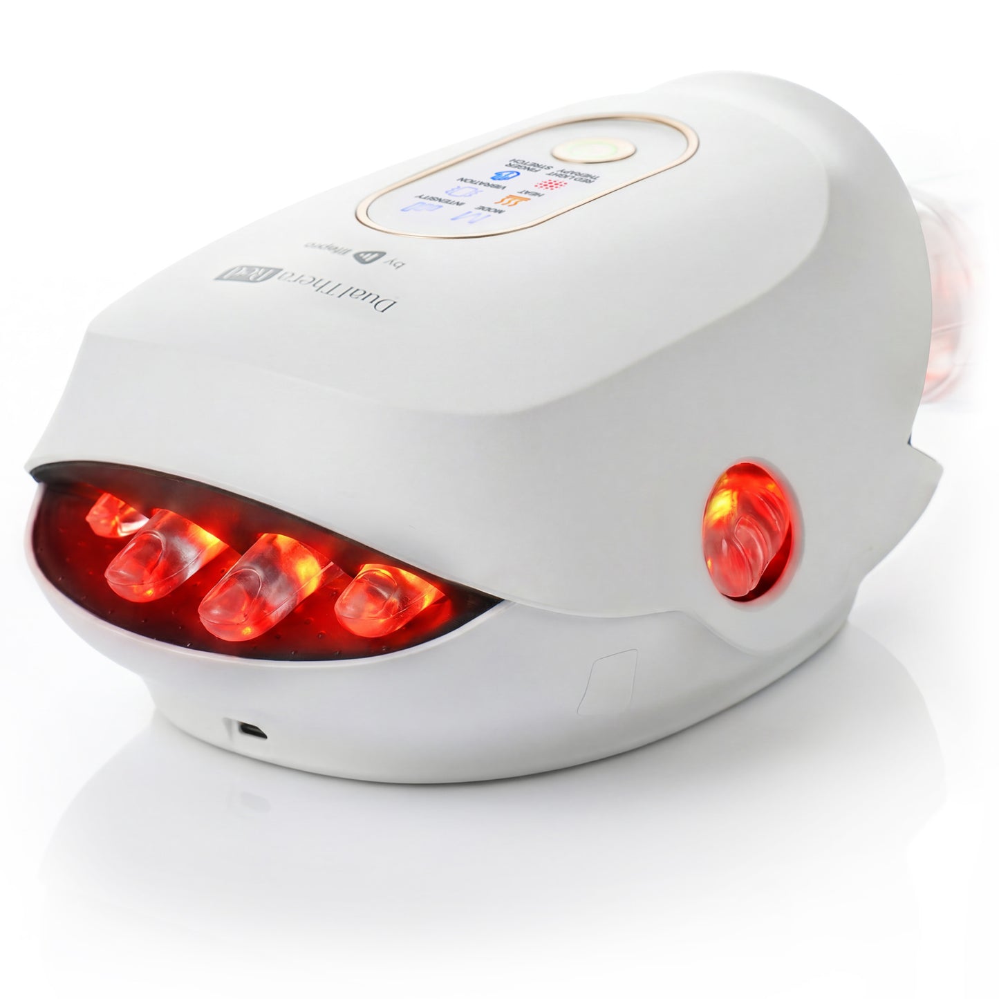 DualThera Hand Massager with Finger Stretching & Red Light Therapy