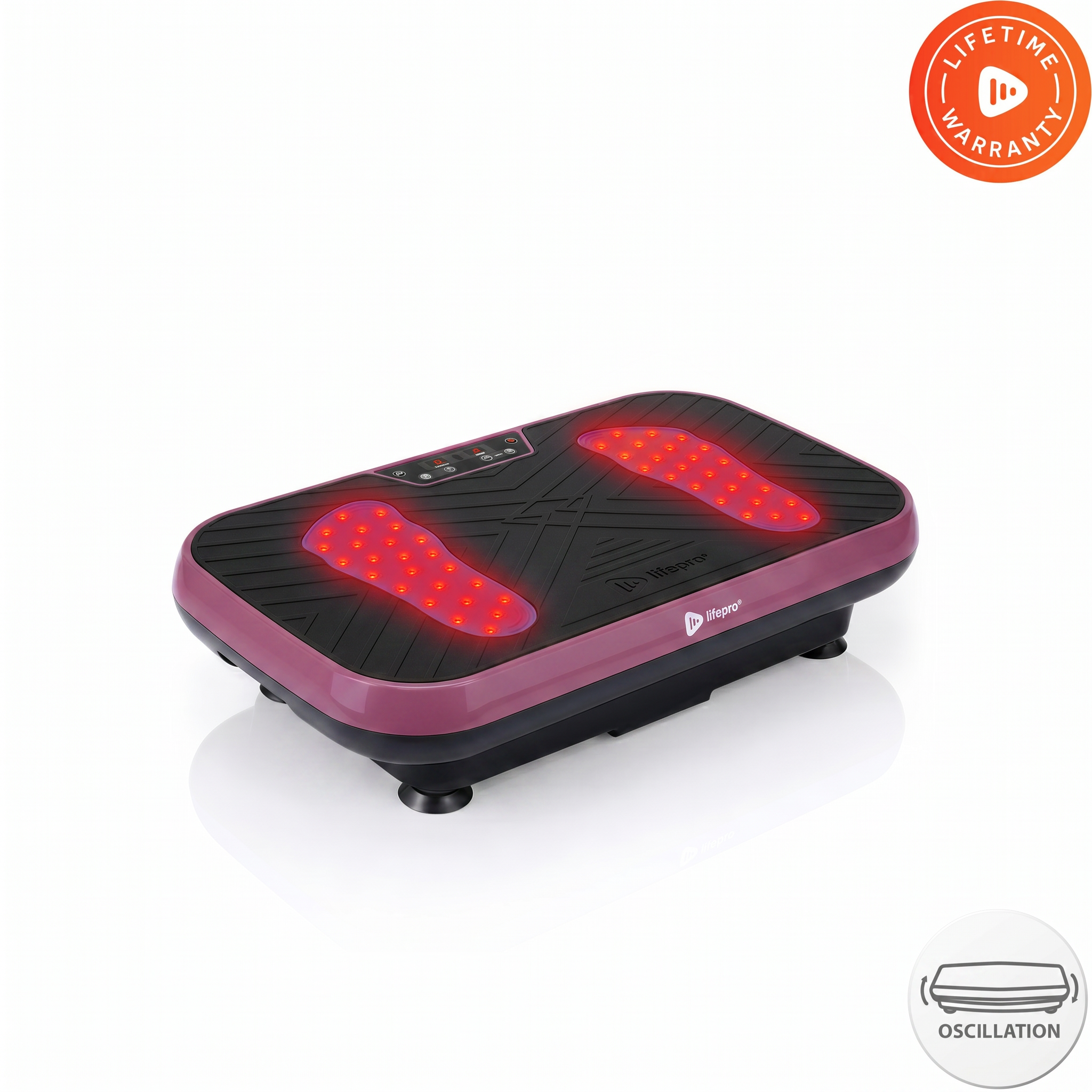 VibraRed Vibration Plate with Red Light Therapy