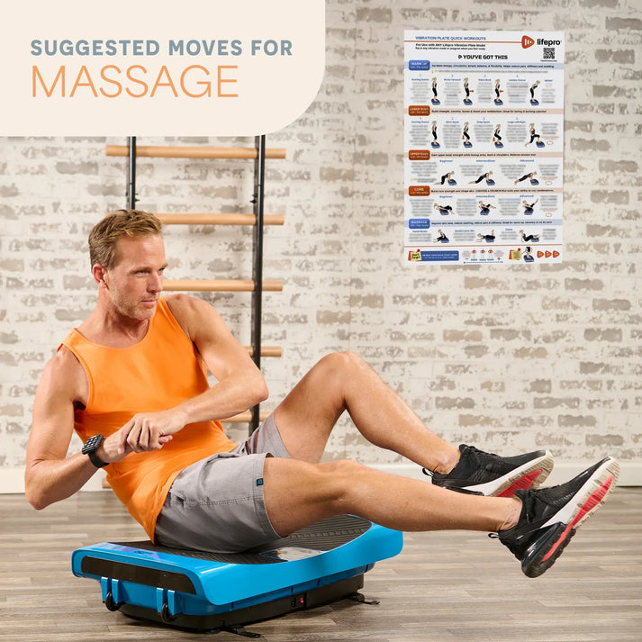 Whole Body Vibration Training Chart | Exercise Guide | Lifepro