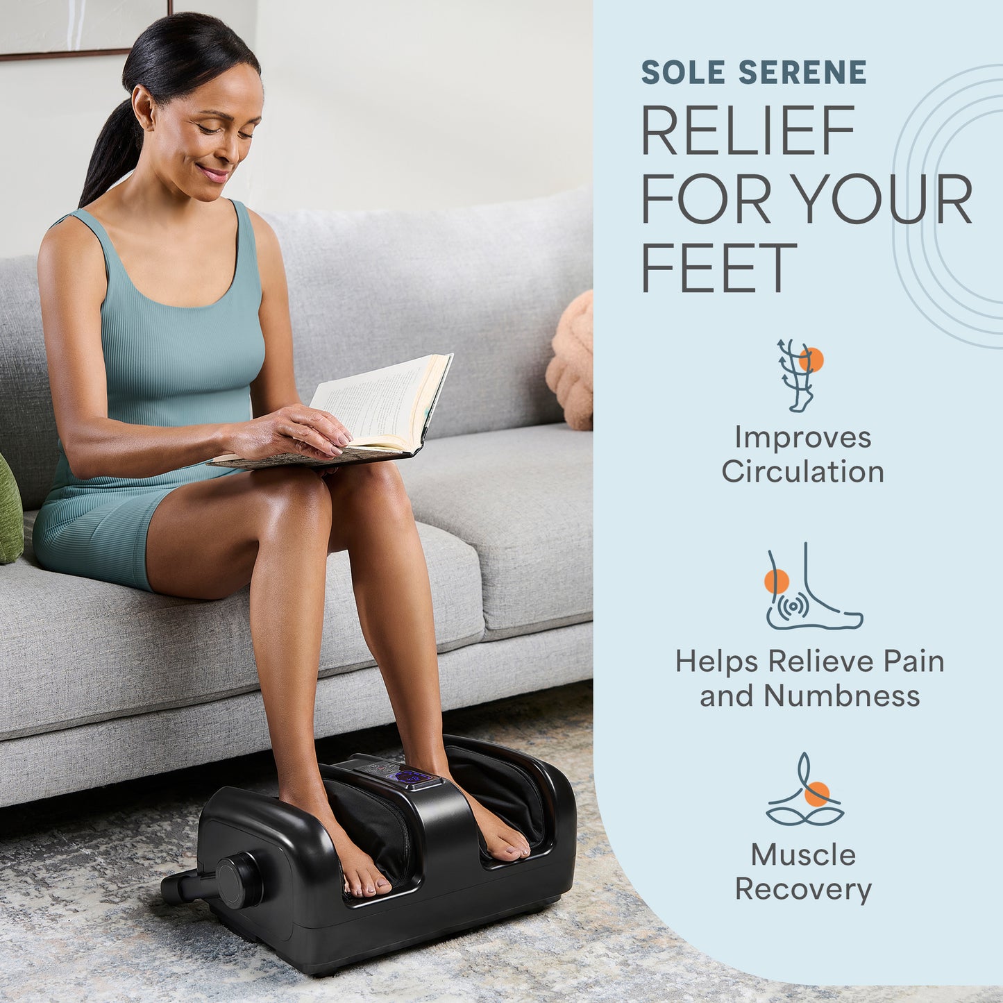 SoleSerene Deep Kneading Foot Massager