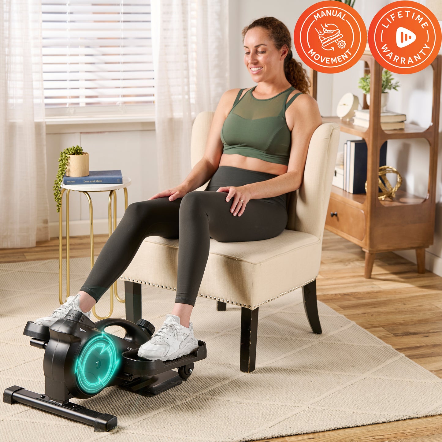 FlexStride Under Desk Elliptical - Lifestyle View