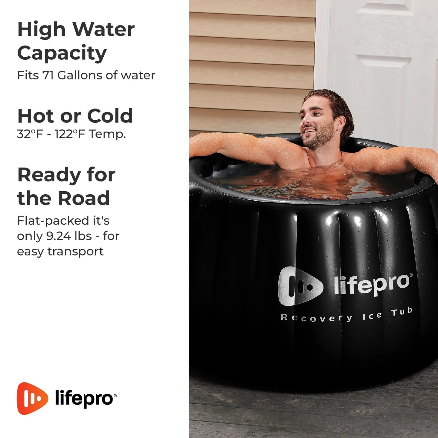 Allevachill Pro Recovery Ice Tub