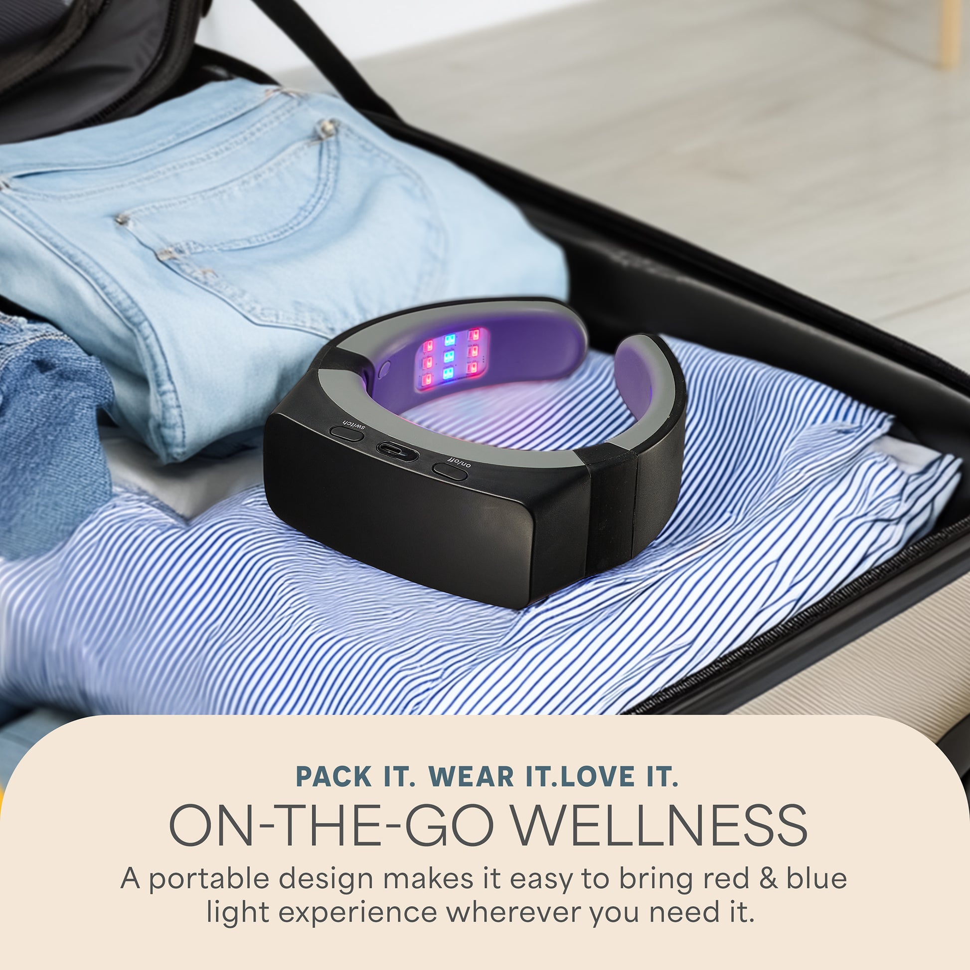 LumiNova™ Red Light Therapy Neck Device
