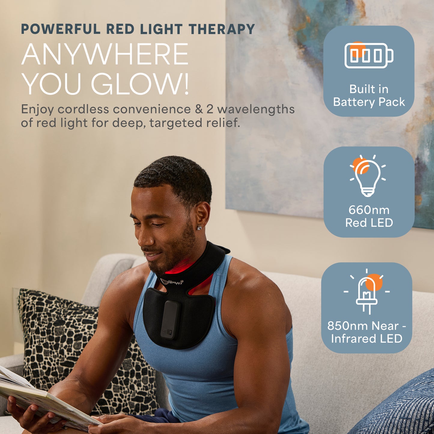 Luminova™ Pro Red Light Therapy Neck Device