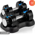 PowerFlow Plus (5–25 lb per dumbbell)