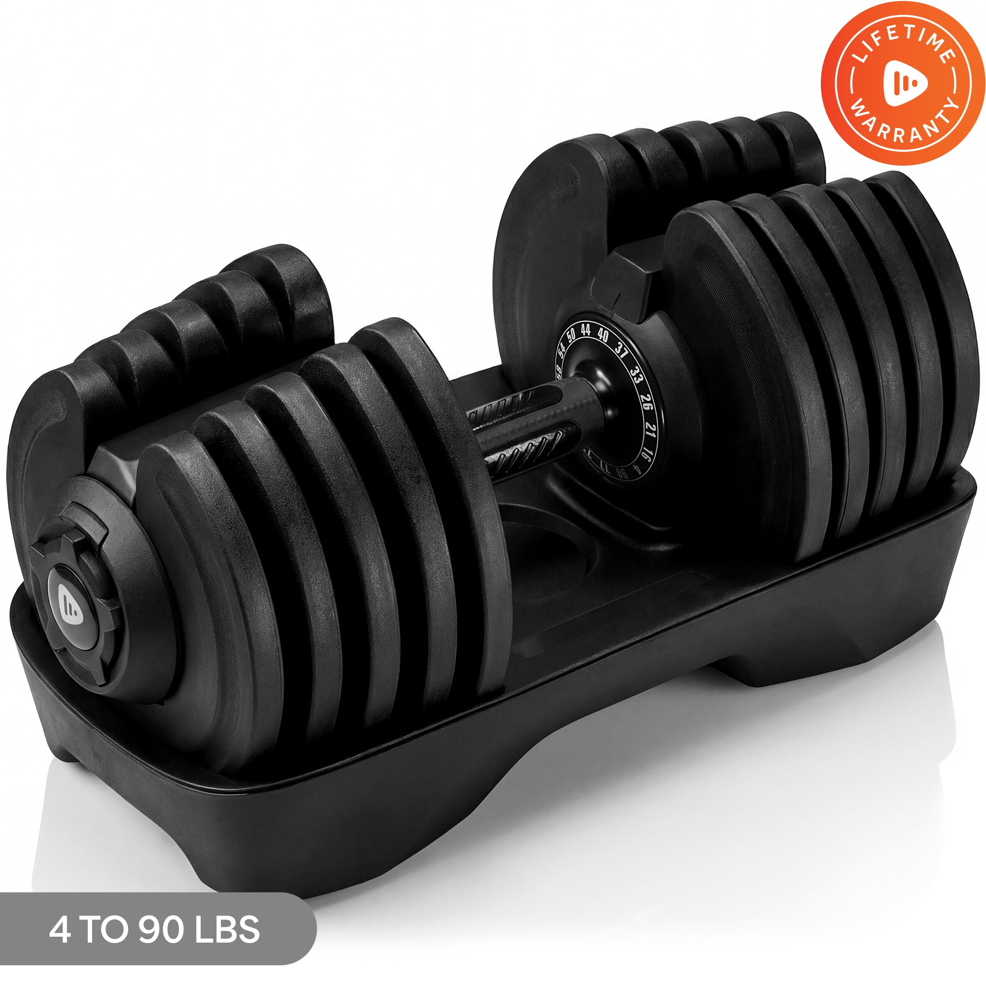 TriForm Max Adjustable Dumbbell (Up to 90 lb) | Lifepro