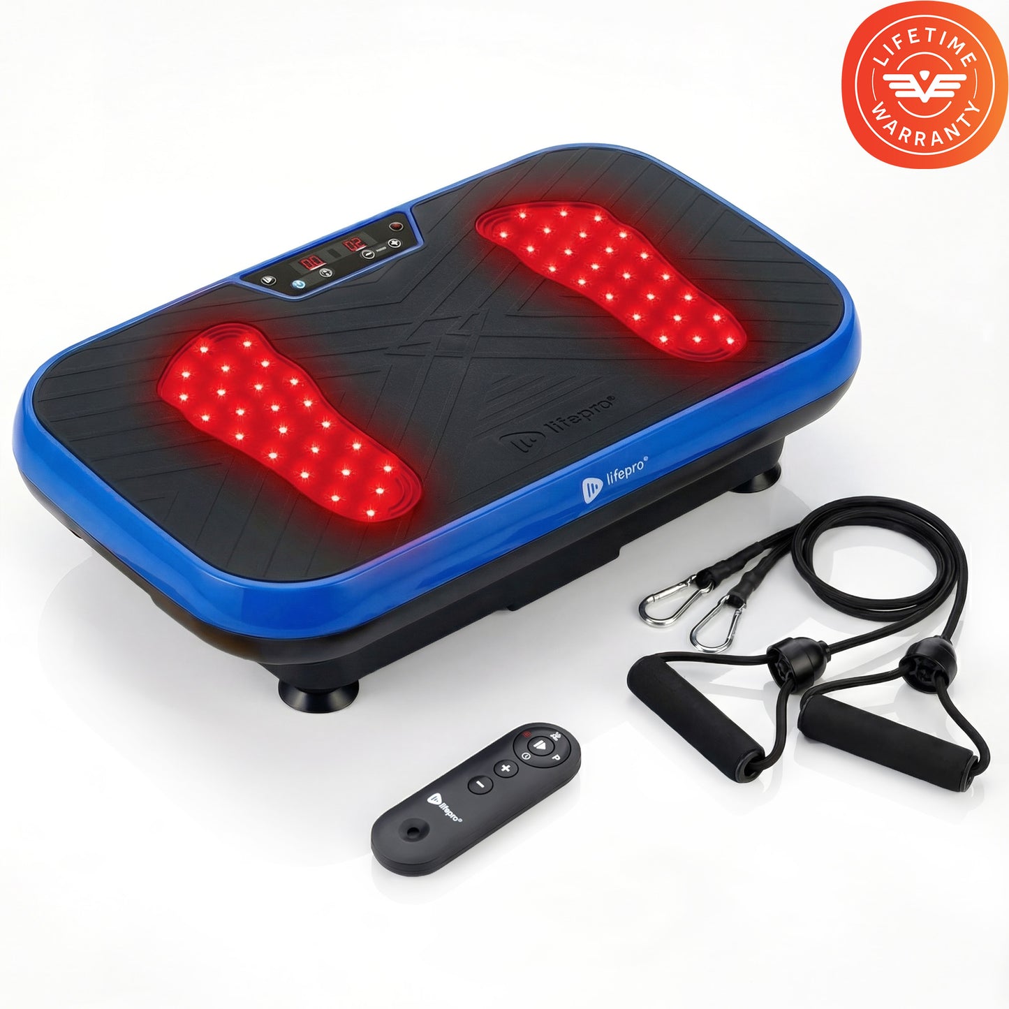 VibraRed Vibration Plate with Red Light Therapy