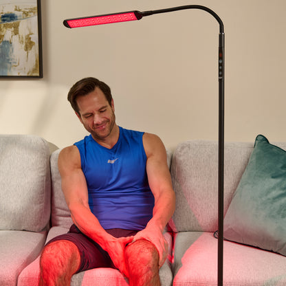 LumaGlow Red Light Floor Lamp