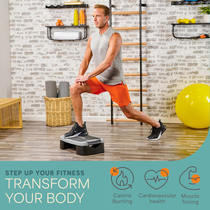 AeroFlex™ 4-in-1 Aerobic Step Platform