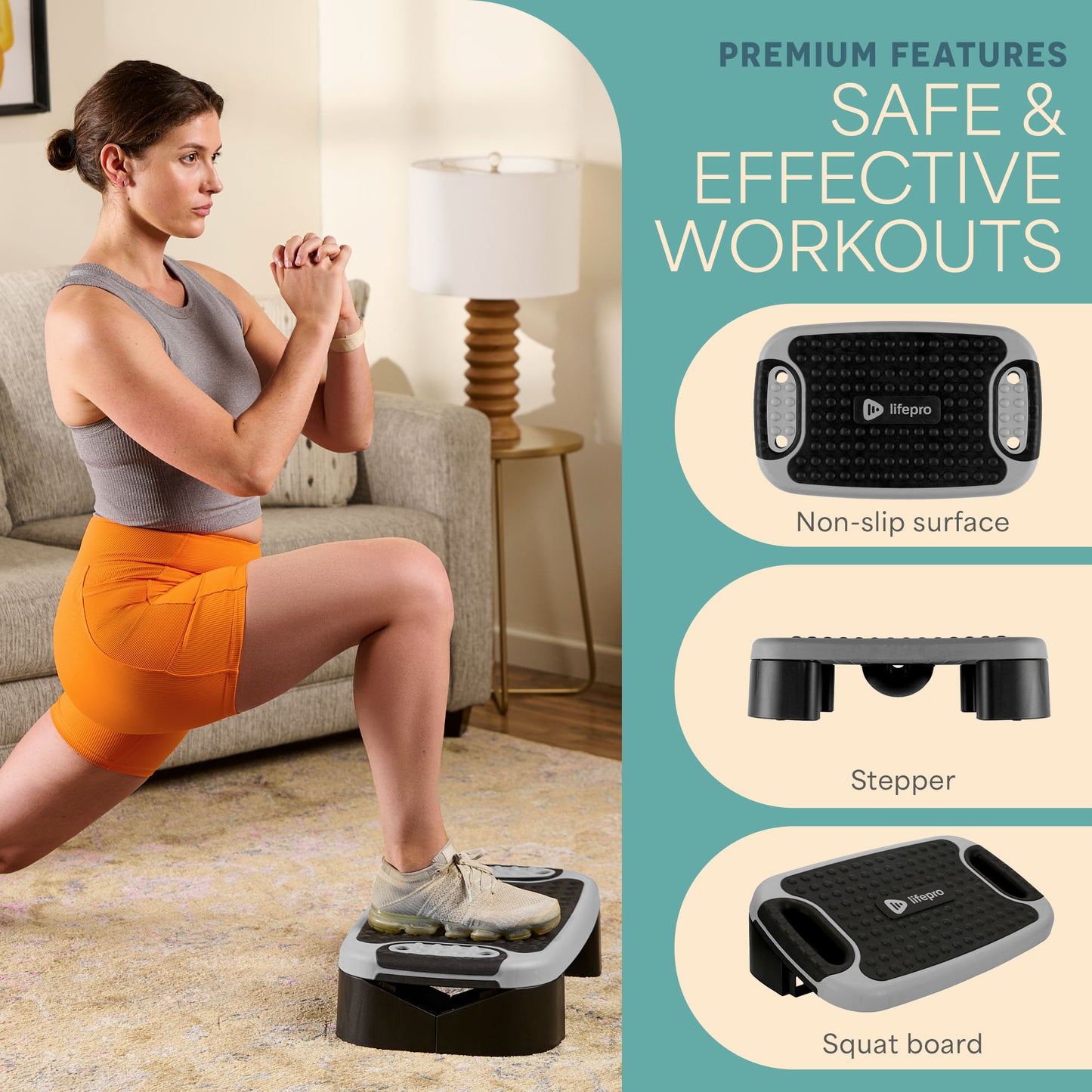 AeroFlex™ 4-in-1 Aerobic Step Platform