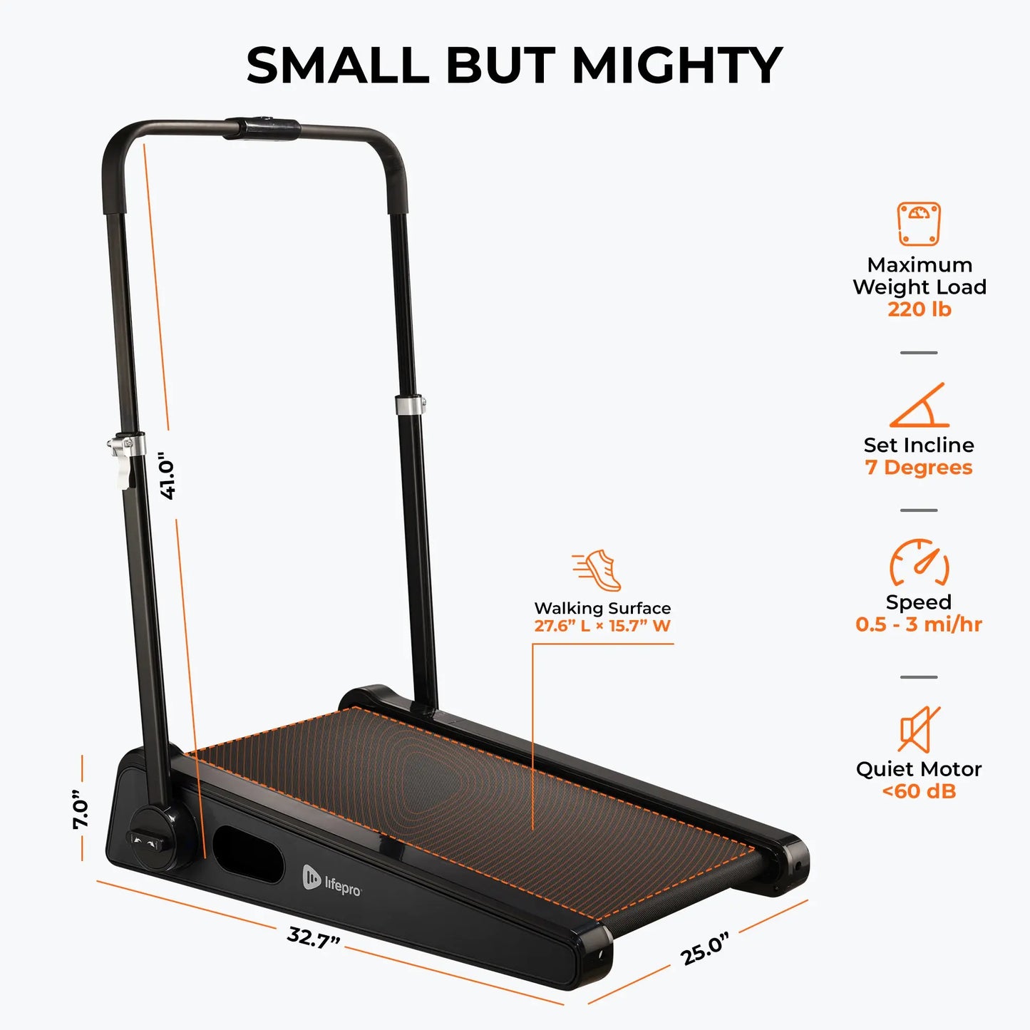 PacerMini Pro Portable Treadmill 