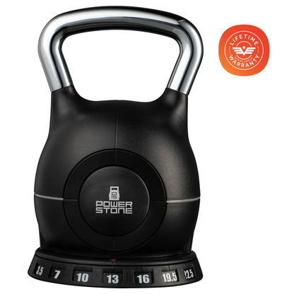 PowerStone™ Adjustable Kettlebell (3.5–44 lb)