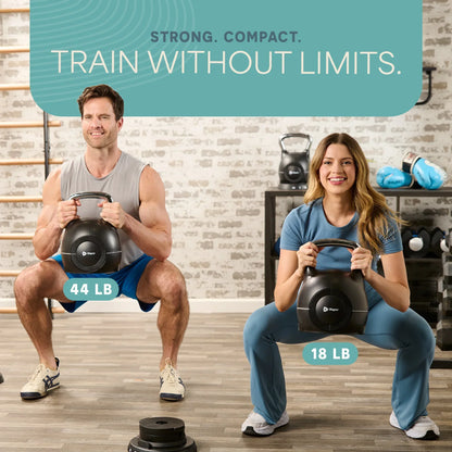 PowerStone™ Adjustable Kettlebell (3.5–44 lb)