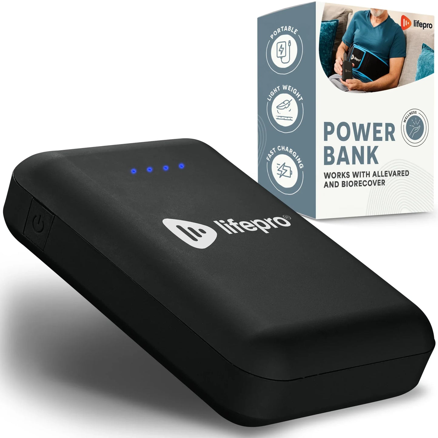 Portable Powerbank for AllevaRed, AllevaRed Pro, & BioRecover