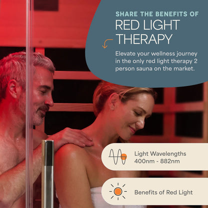 RejuvaCure™ Duet: Two-Person Infrared Sauna