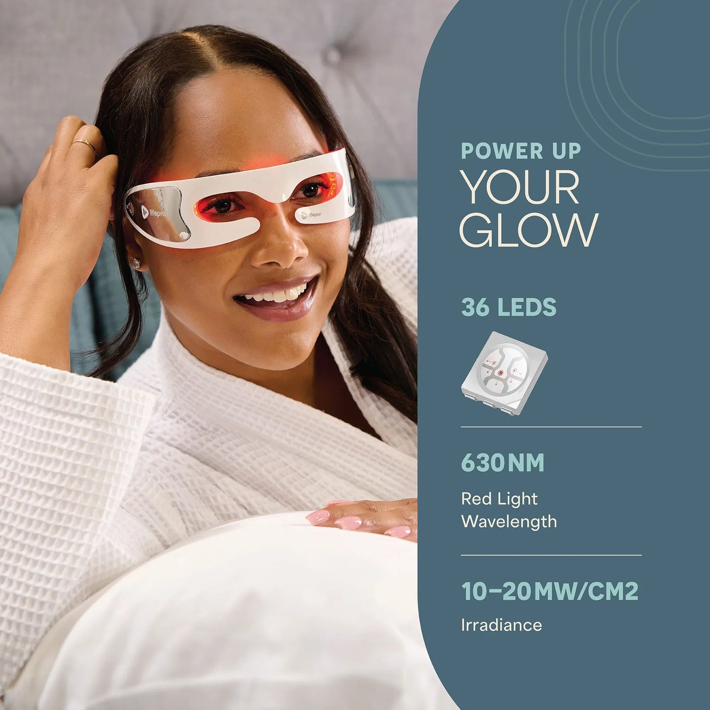 RejuvaGlow Red Light Eye Mask