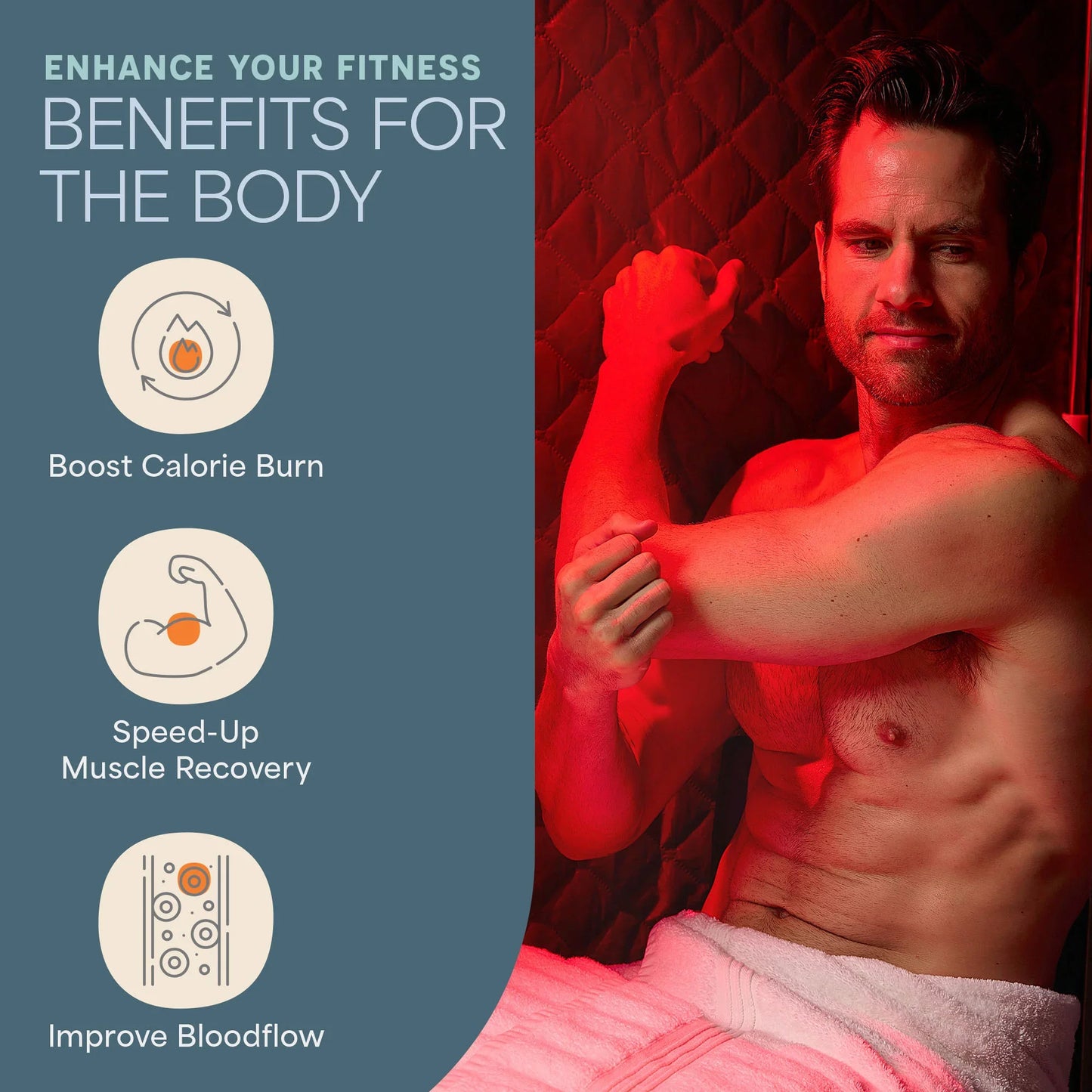 Revivify Deluxe Portable Red Light Steam Room