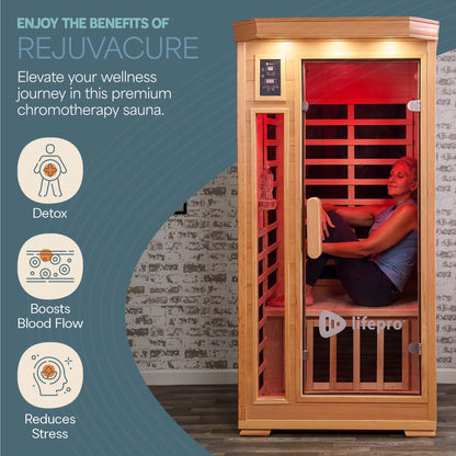 RejuvaCure™ One-Person Infrared Sauna