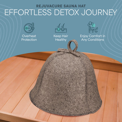 Traditional Felt Wool Sauna Hat