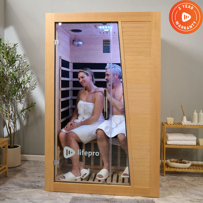 RejuvaCure™ Red Light Therapy Low EMF Infrared Sauna