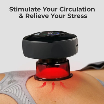 Relievacup Pro Smart Cupping Device with Red Light Therapy