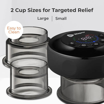 Relievacup Pro Smart Cupping Device with Red Light Therapy