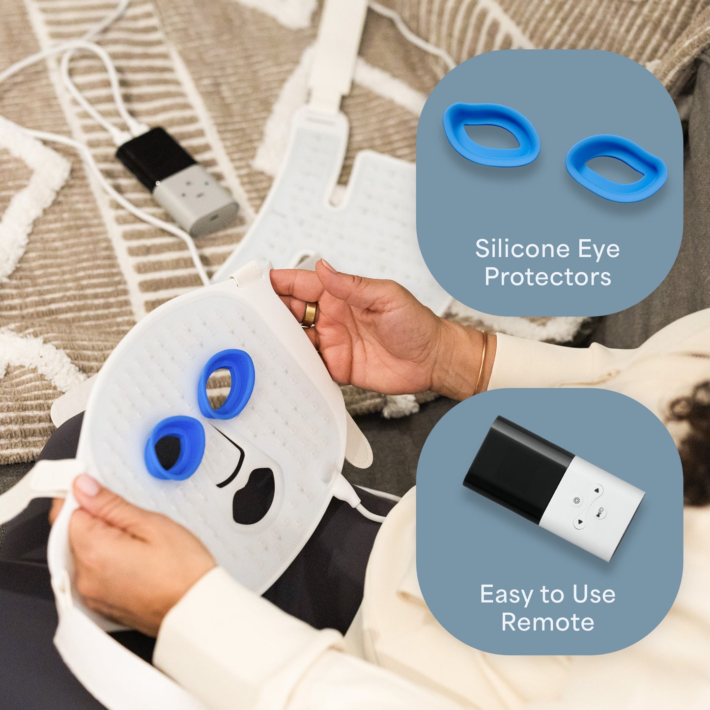 RevitaGlow Pro X Red Light Therapy Face Mask