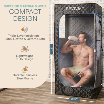 Revivify Mini Portable Steam Room