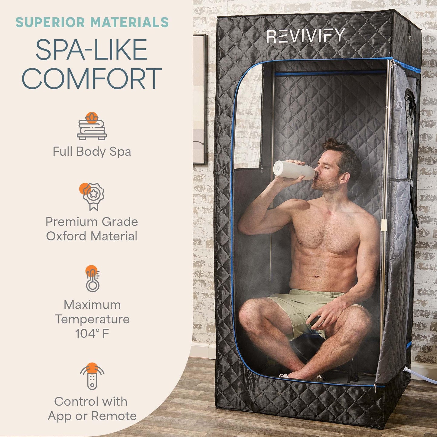 Revivify Mini Portable Steam Room