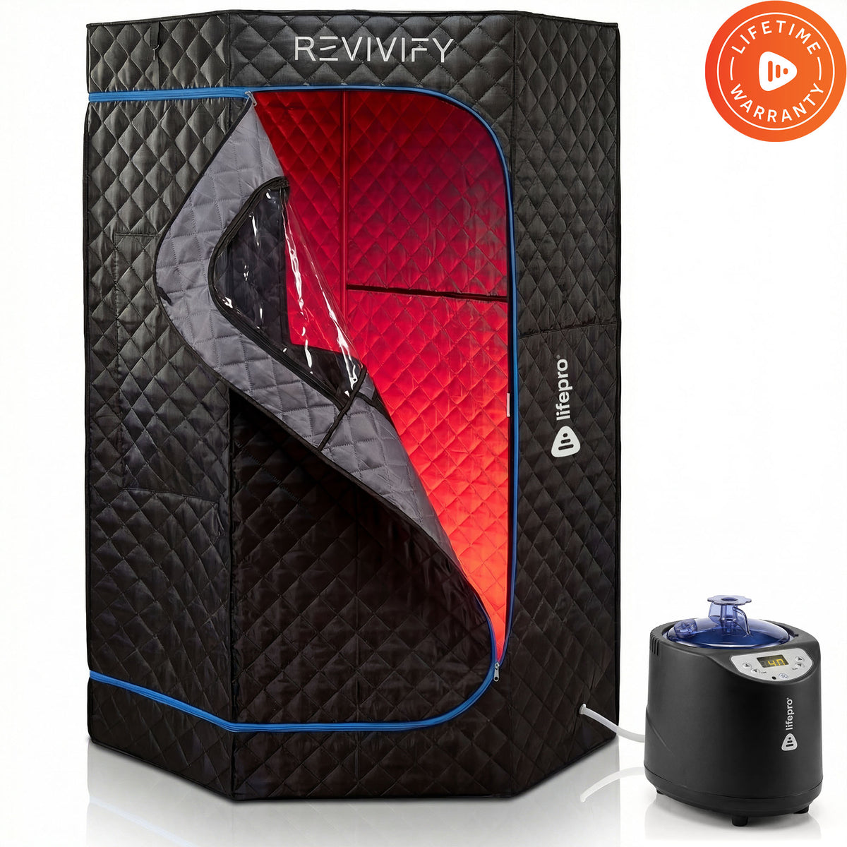 Revivify Deluxe Portable Red Light Steam Room - Default Title