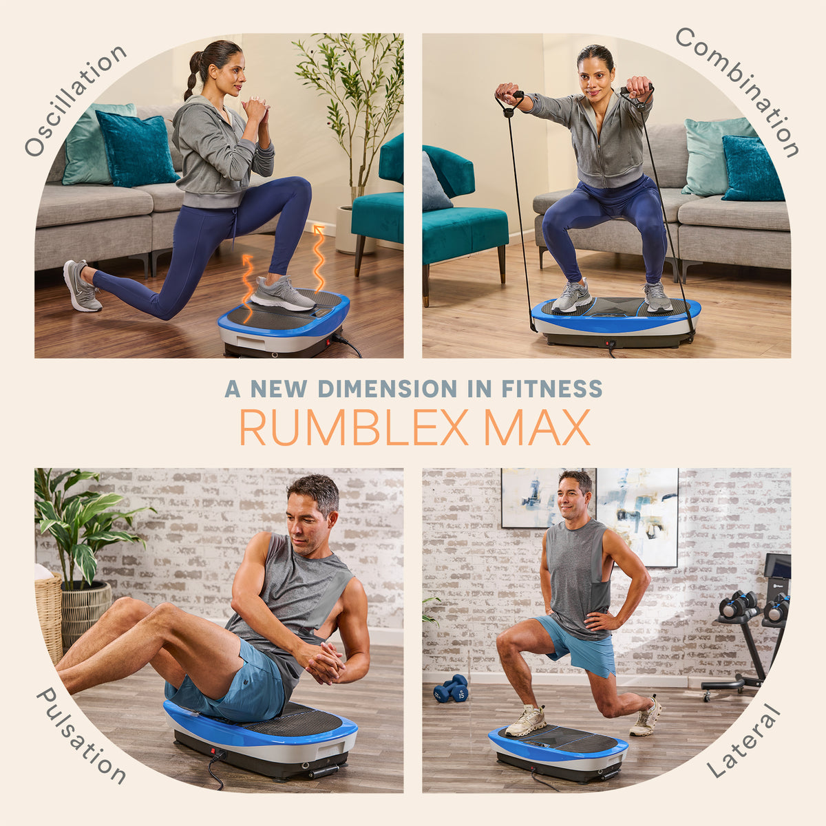Rumblex Max 4D Vibration Plate