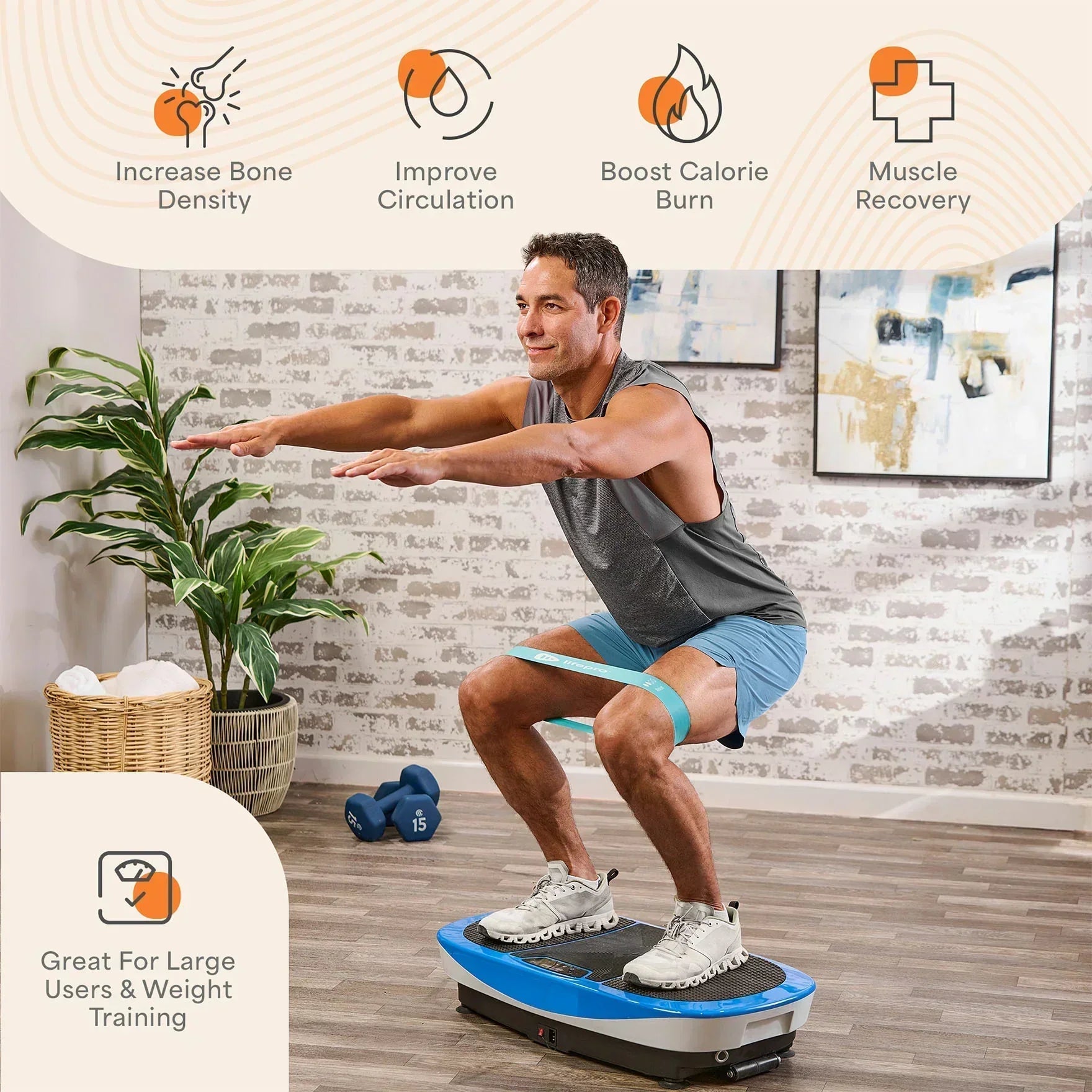 Rumblex Max 4D Vibration Plate | Advanced Recovery | Lifepro