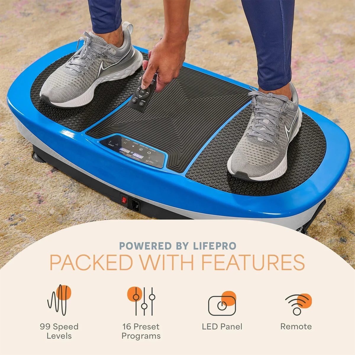 Rumblex Max 4D Vibration Plate | Advanced Recovery | Lifepro