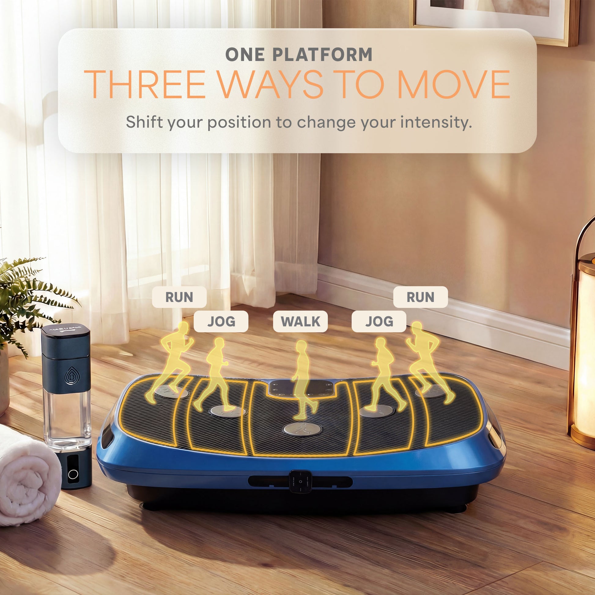 Rumblex 4D Vibration Plate | Advanced Whole Body Fitness | Lifepro